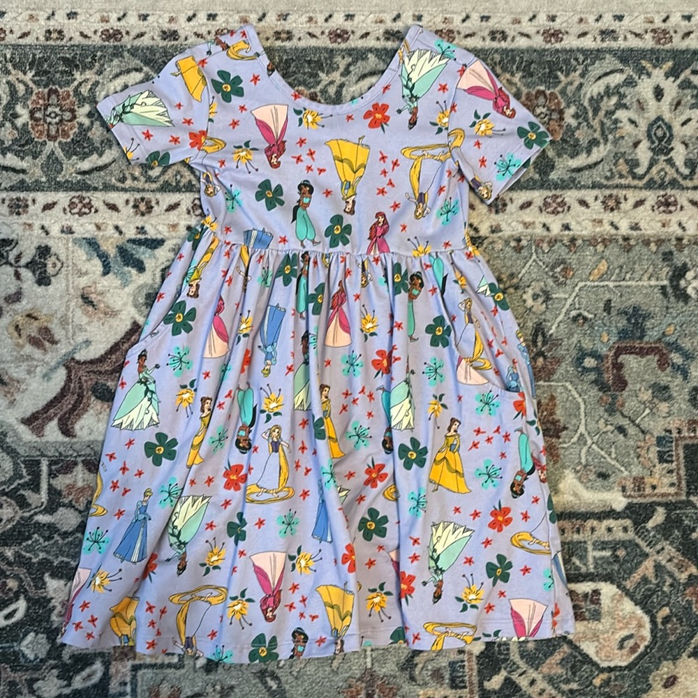 Hanna Andersson short sleeve princess dress (size 4)